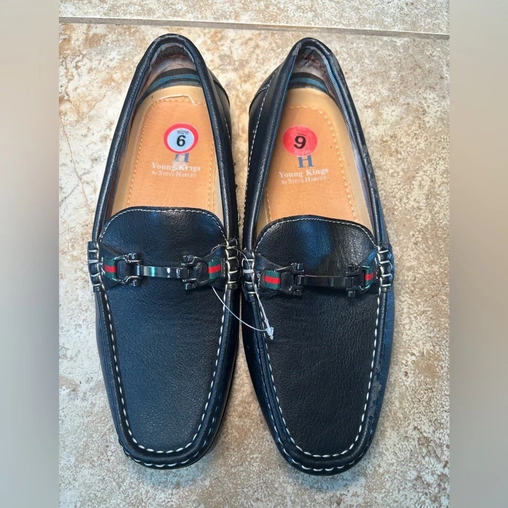 Stylish Black Loafers for Men by Steve Harvey